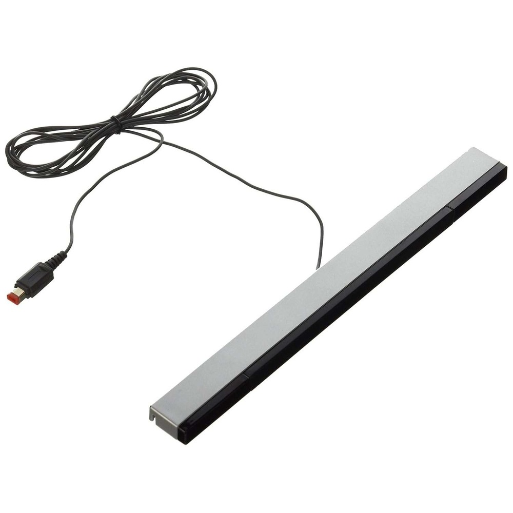 Nintendo Sensor Bar OEM Silver Wired Wii Wii U RVL-014 Accessory Gaming Games